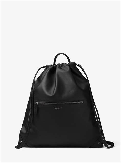 michael kors dylan leather drawstring backpack|michael kors leather backpack: Handbags .